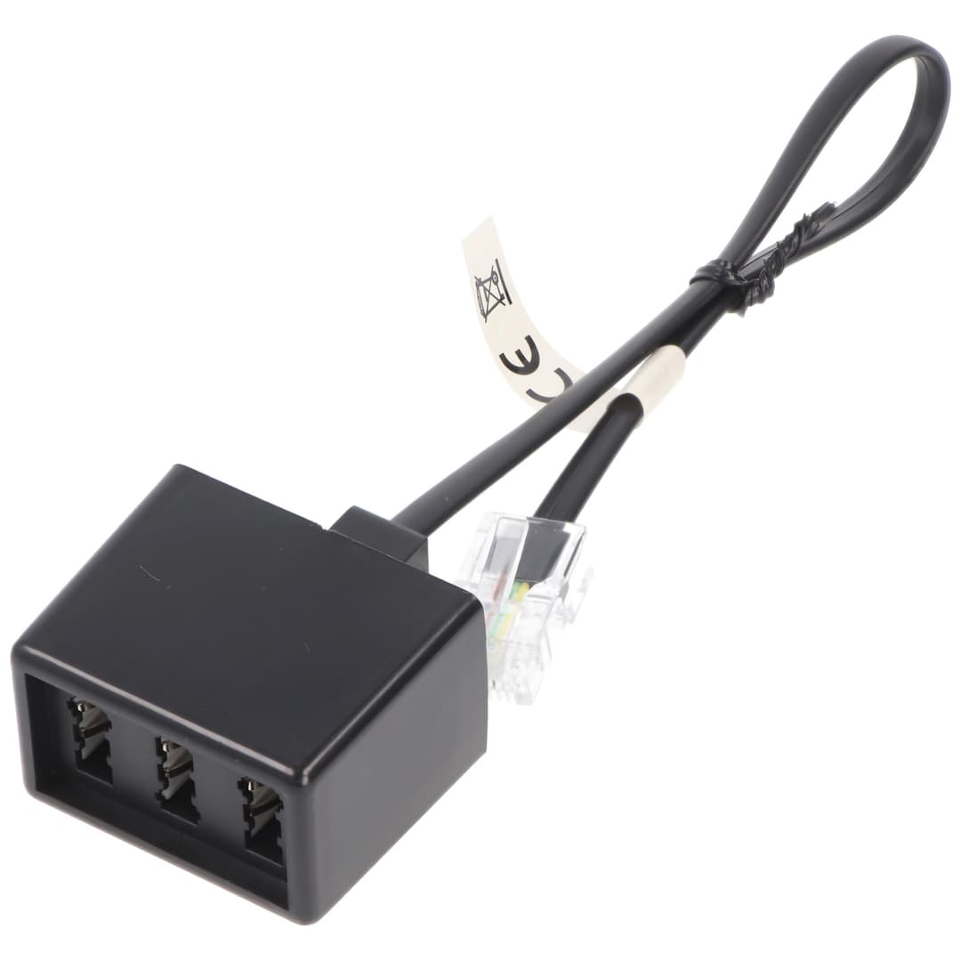 Prise adaptateur téléphonique Goobay TAE - prise RJ45 (8P4C) > 3x prises TAE N/F/N