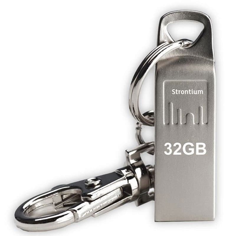 Clé USB 2.0 Strontium Ammo avec 32 Go et mousqueton à clé