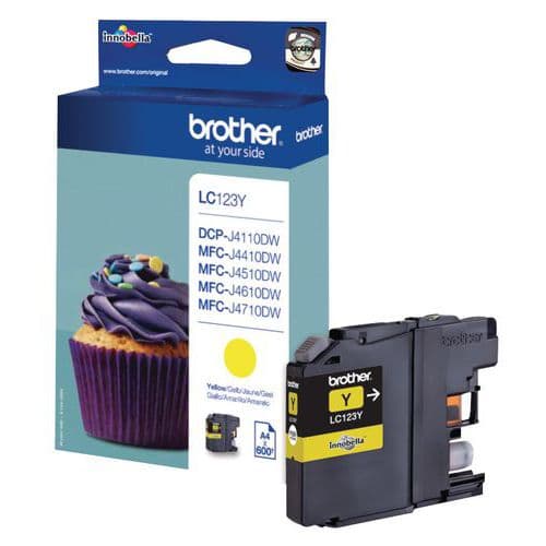 Cartouche D'encre - Lc-123 - Jaune - Brother