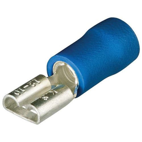 Cosse Clip Femelle IsolÃ©e Bleu 4.8 X 0.5mm / 1.5 - 2.5mmÂ²