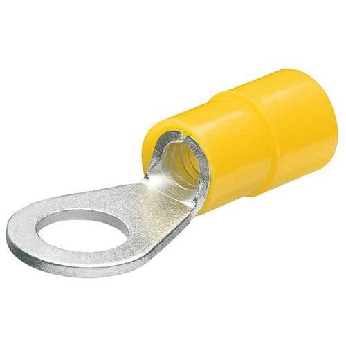 Cosses Rondes IsolÃ©es Jaune Ã 8mm / 40 - 60mmÂ² - 100 PiÃ¨ces
