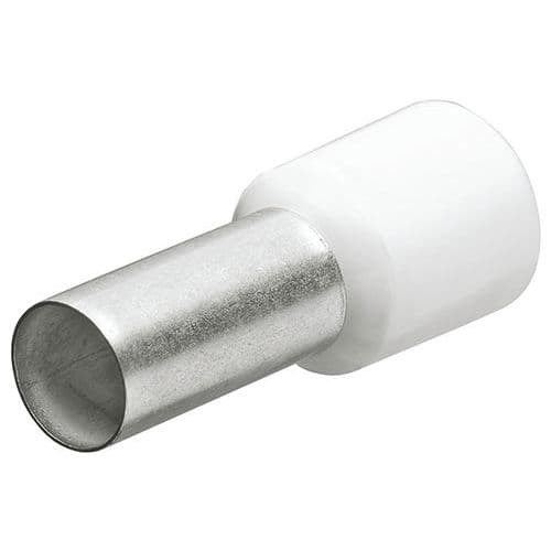 Embouts De CÃ¢bles IsolÃ©s 05mmÂ² - Longueur 14mm - 200 PiÃ¨ces