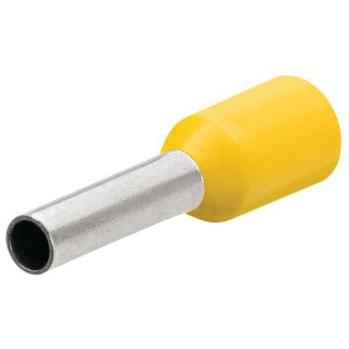 Embouts De CÃ¢bles IsolÃ©s Jaune 250mmÂ² - Longueur 32mm - 50 PiÃ¨ces