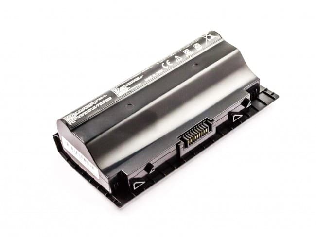 Batterie pour ASUS G75, A42-G75, Li-ion, 14.8V, 4400mAh, 65.1Wh, noir